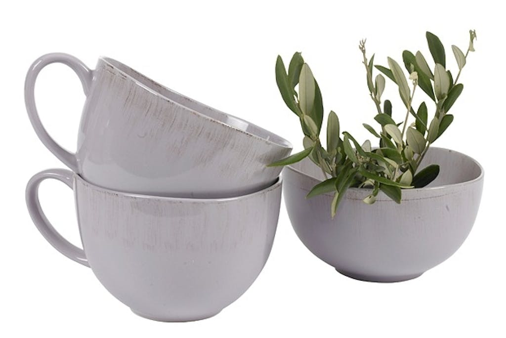 Lavendelfargede tekopper