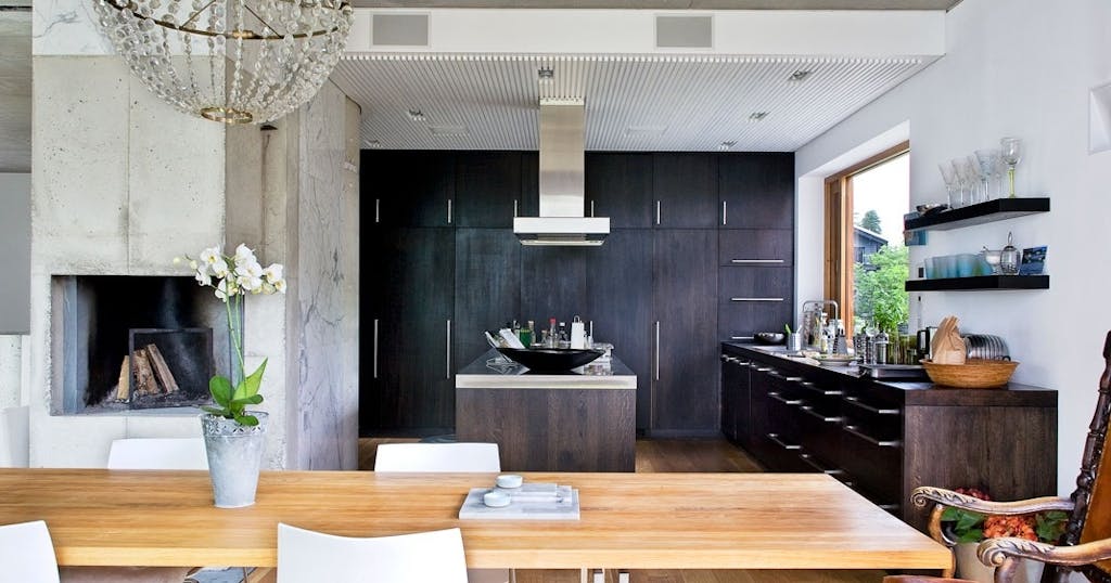 Arkitekttegnet kjøkkeninnredning