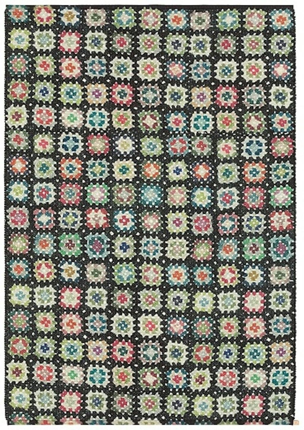 Lappeteppe på gulvet