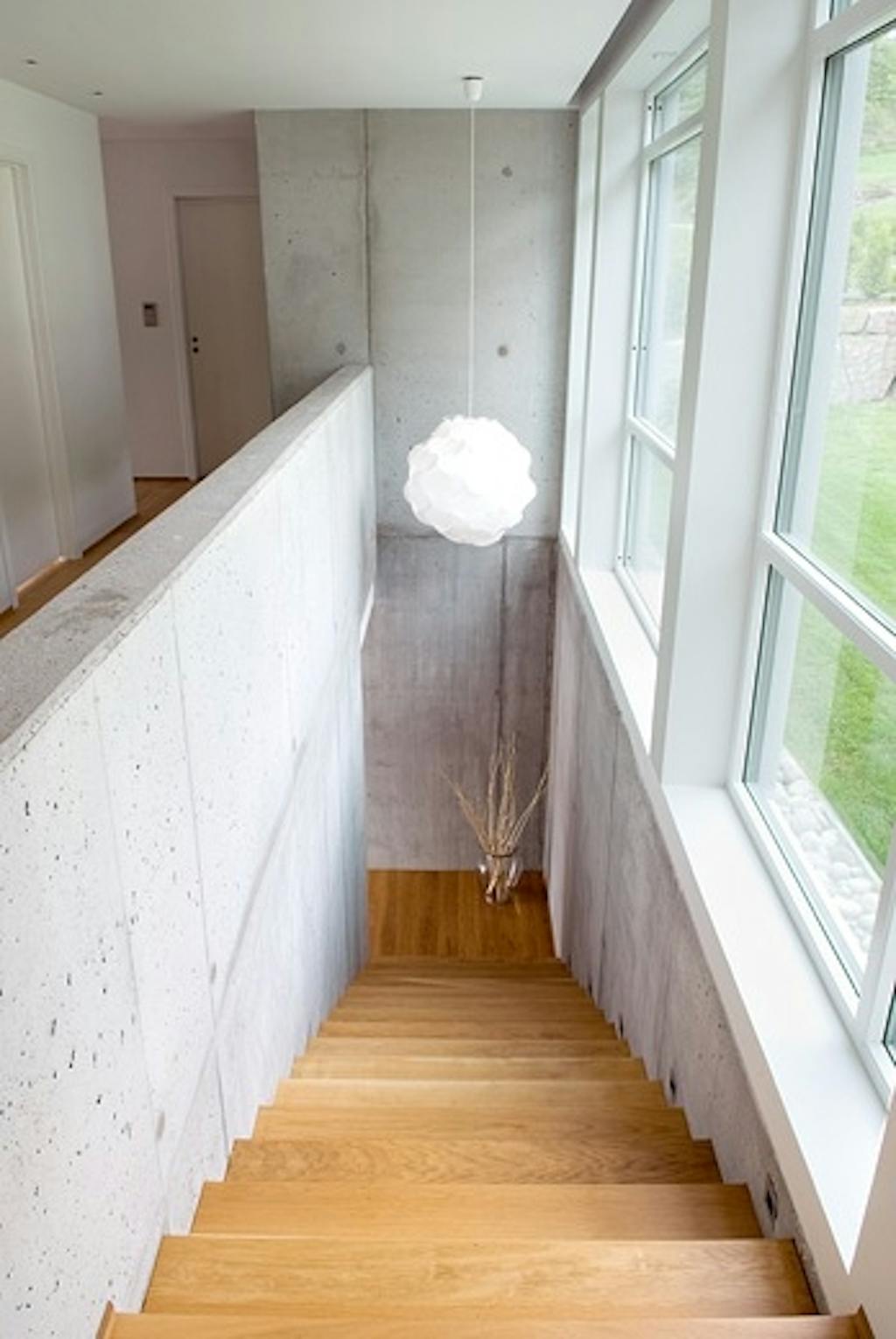 Vindusflate i trappeoppgangen