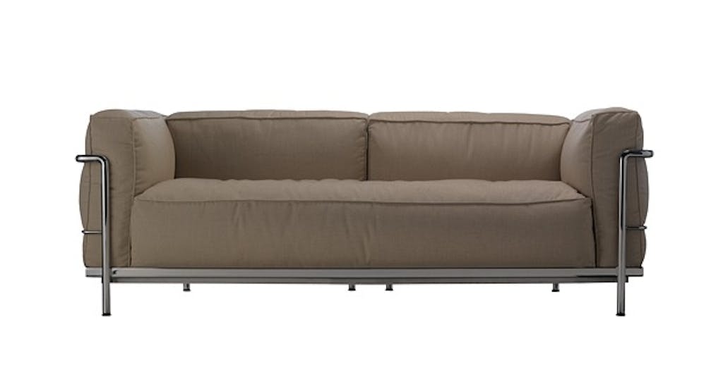 Corbusier-sofa til utendørs bruk