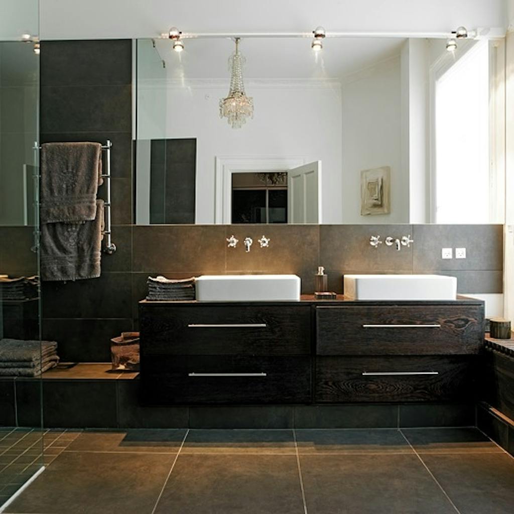 Moderne, men varmt bad