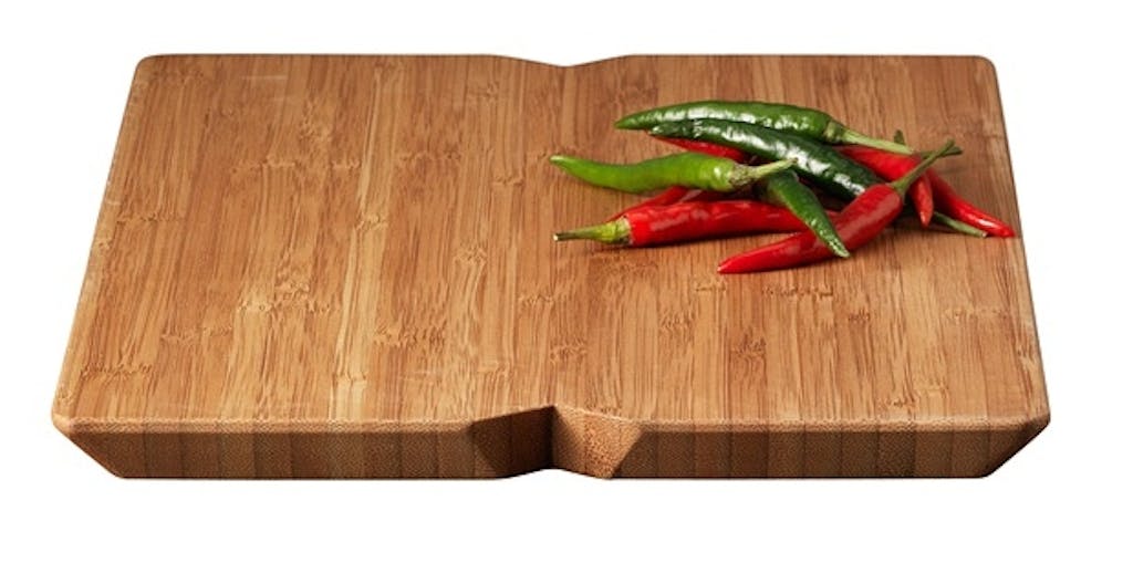 Tilbered mat på bambus