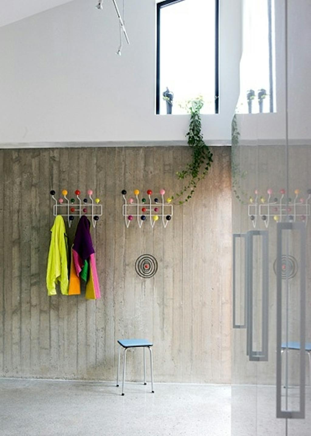 Matt betong i gangen