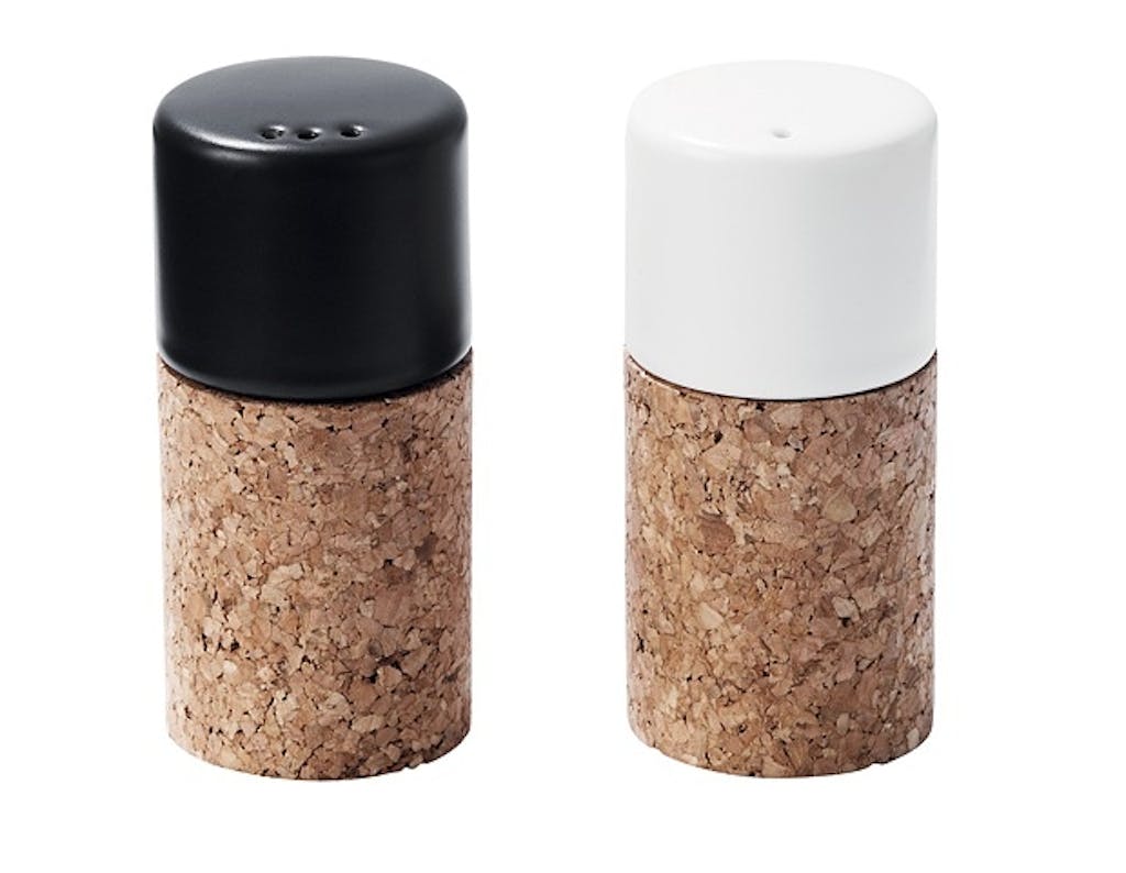 Salt og pepper i kork