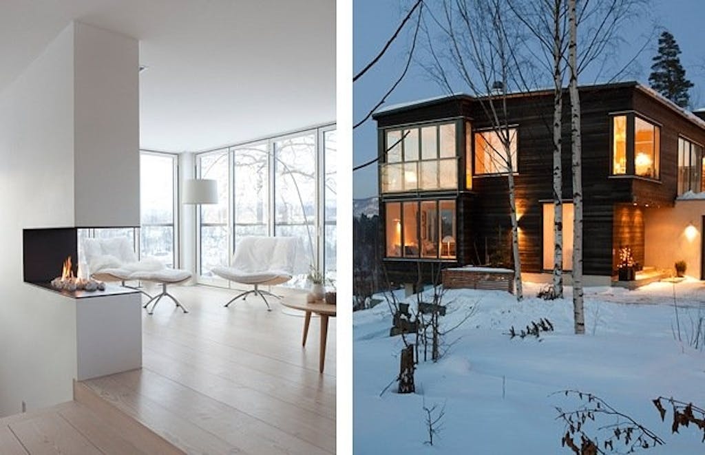 Moderne, arkitektegnet enebolig