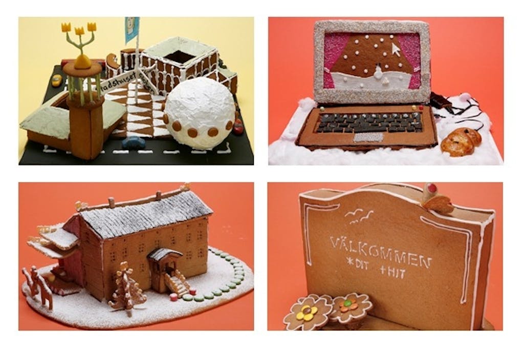 Konkurranse i pepperkakehus