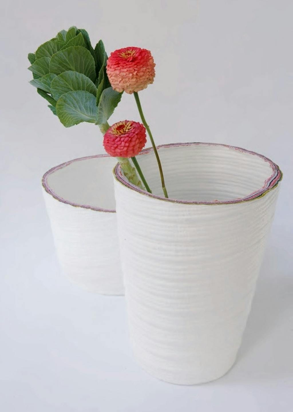 Potter av tekstiler.