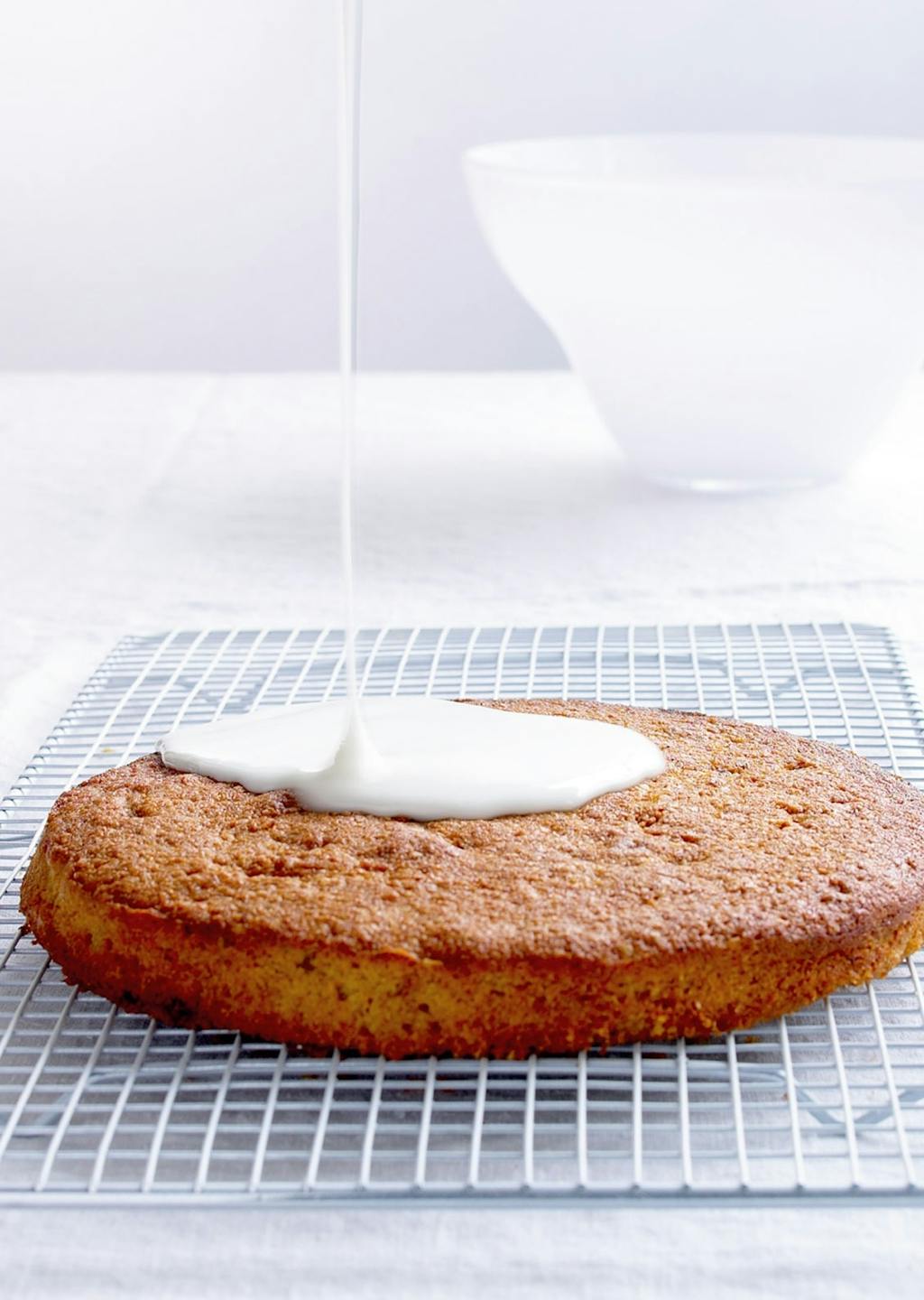Appelsinkake med valnøtter og Daim