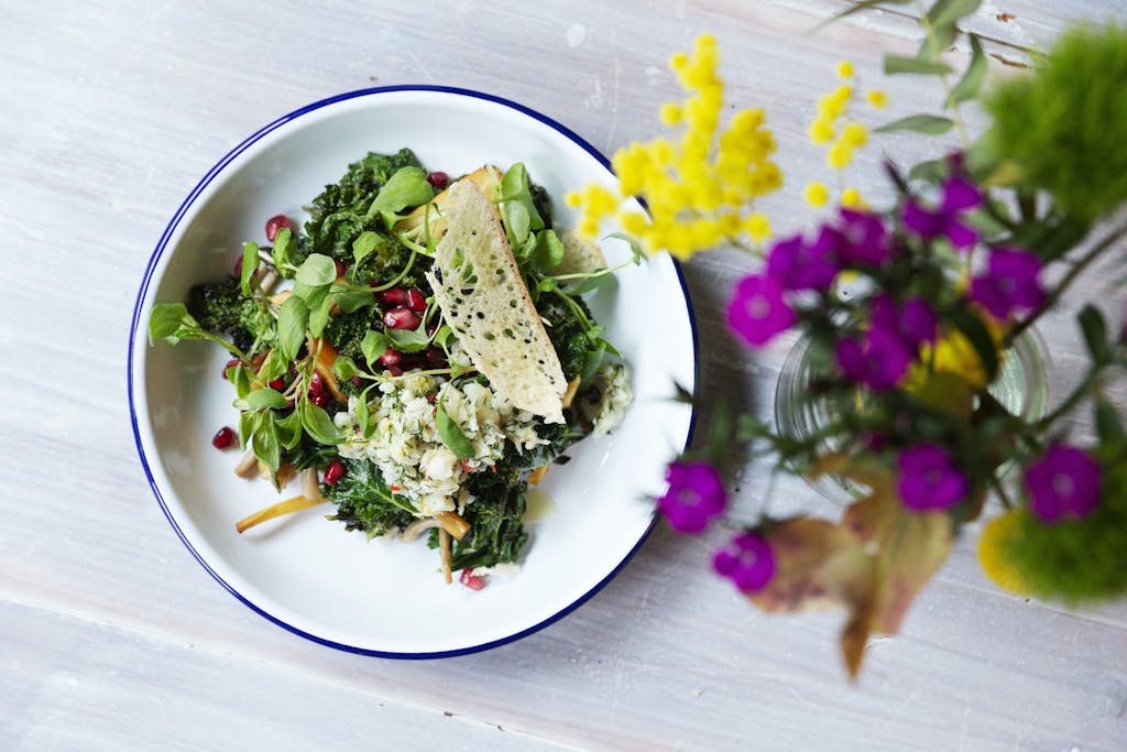 Grøn mad på Glou Glou