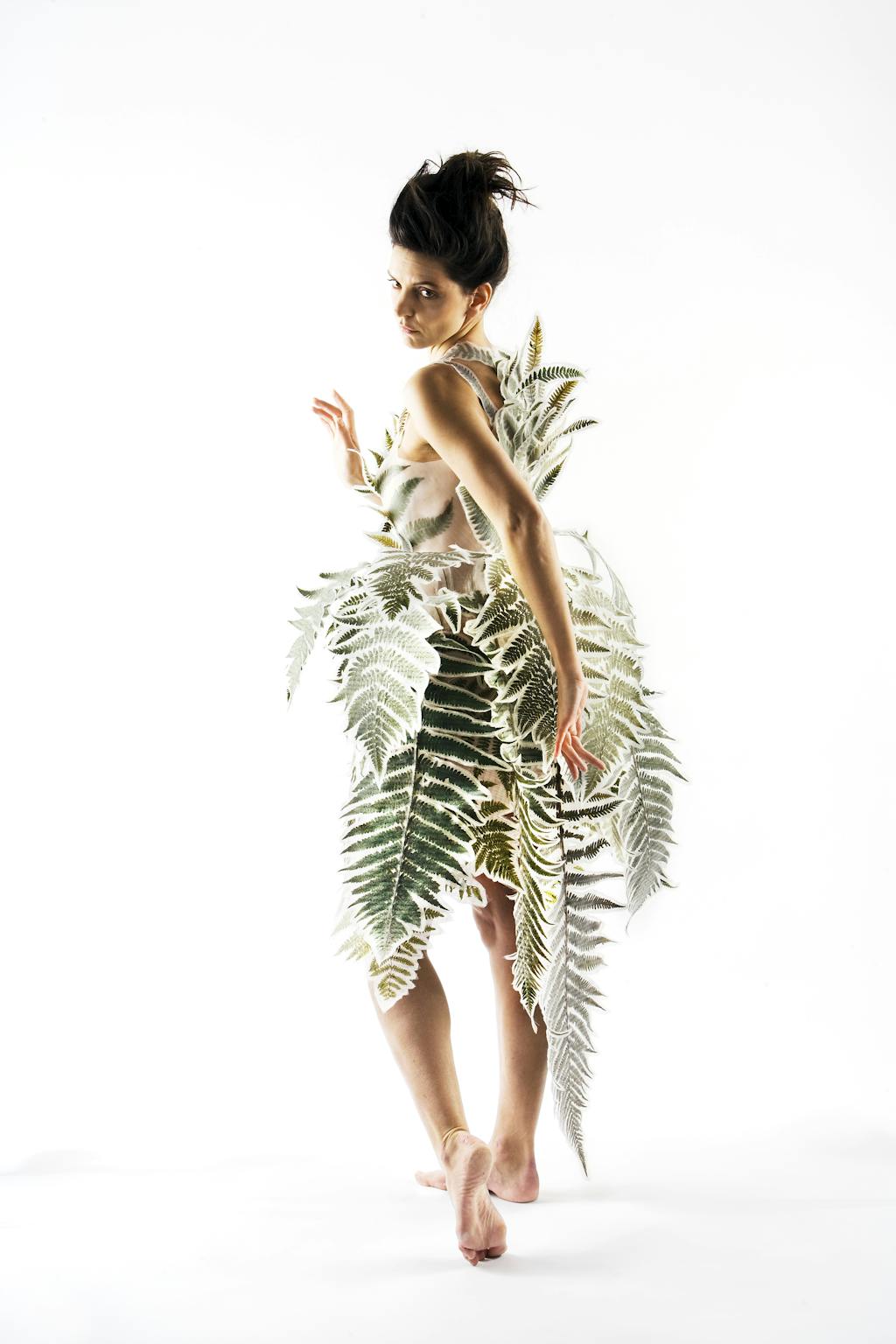 Bregnekjole 'Wilderness, Fern dress' af Laura Baruël