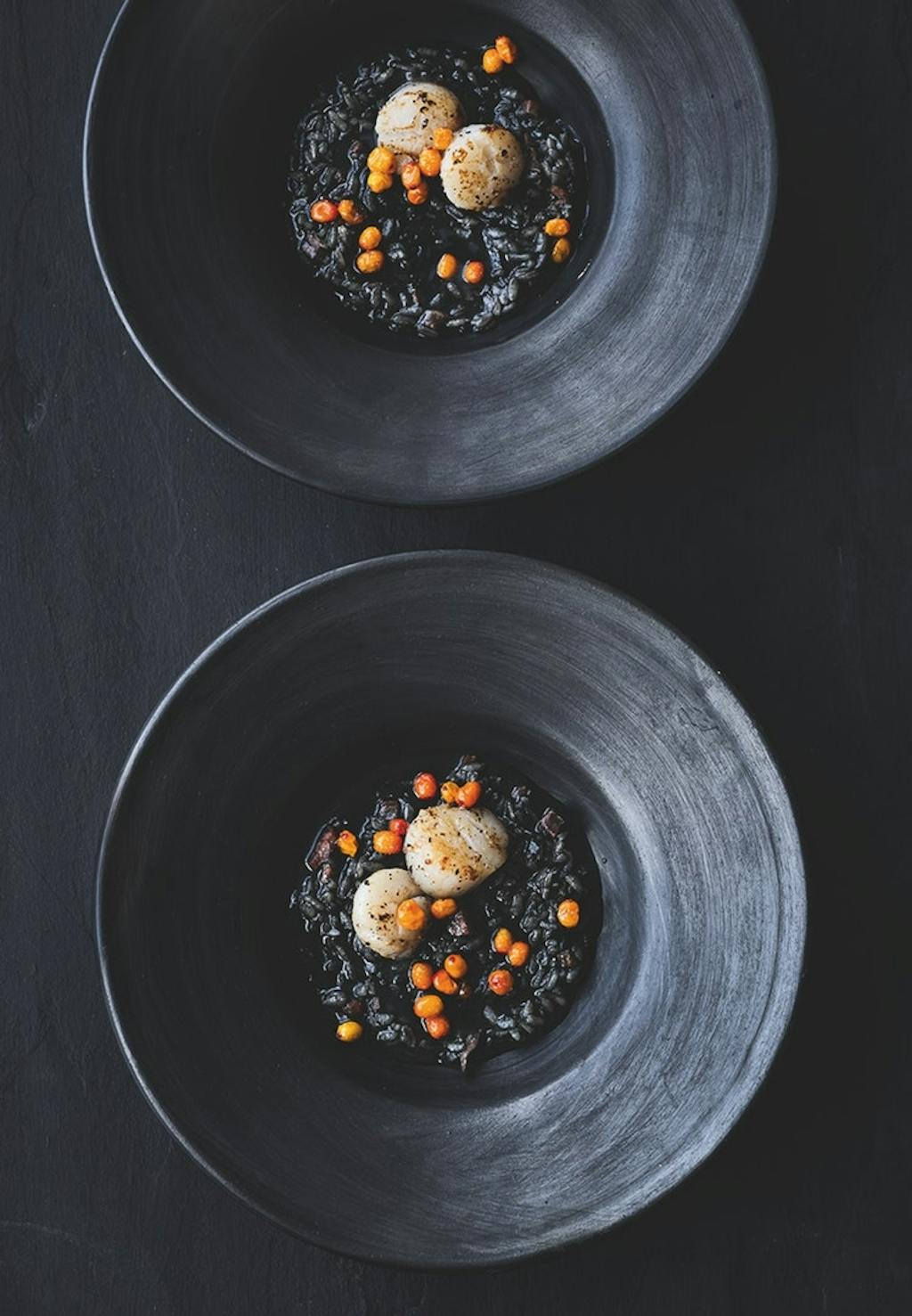 Opskrift på sort risotto