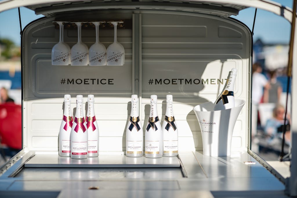 Den rullende champagnebar