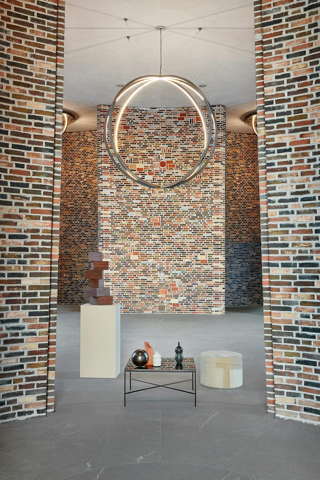 Fjordenhus stueetage Vejle Olafur Elliason bygningsværk mursten keramik