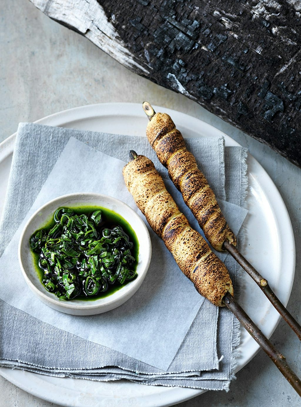 snobrod-med-grillet-pesto