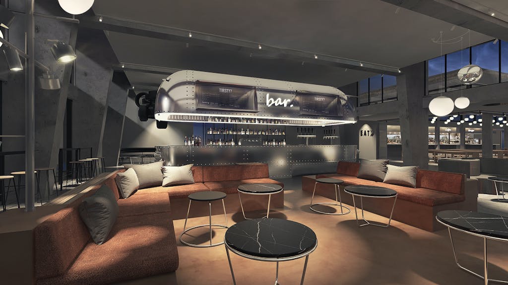 Barområde på Book1 hostel