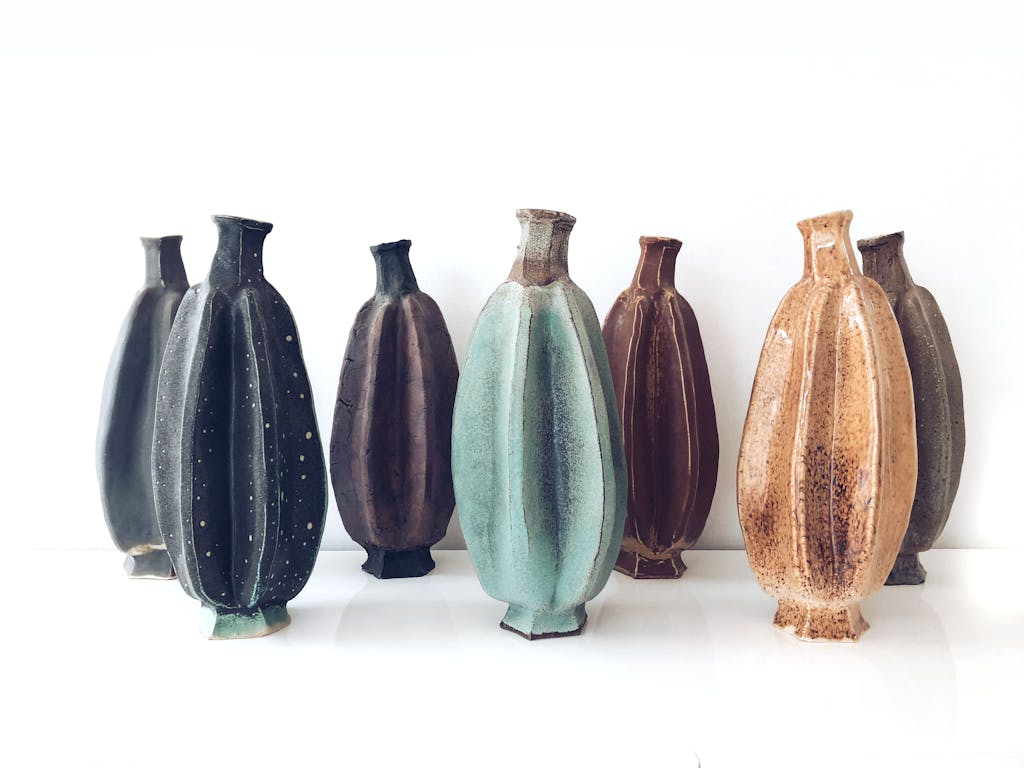 Keramikker Johanna Grahn Hollström har lavet disse vaser