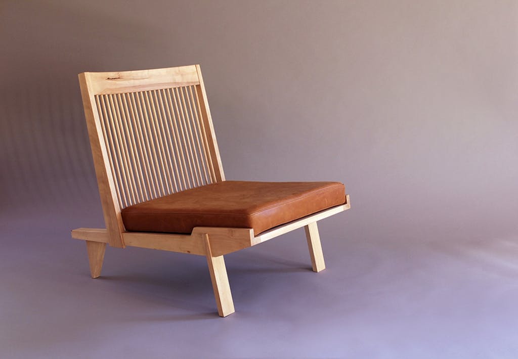 Næss lenestol i bjørk