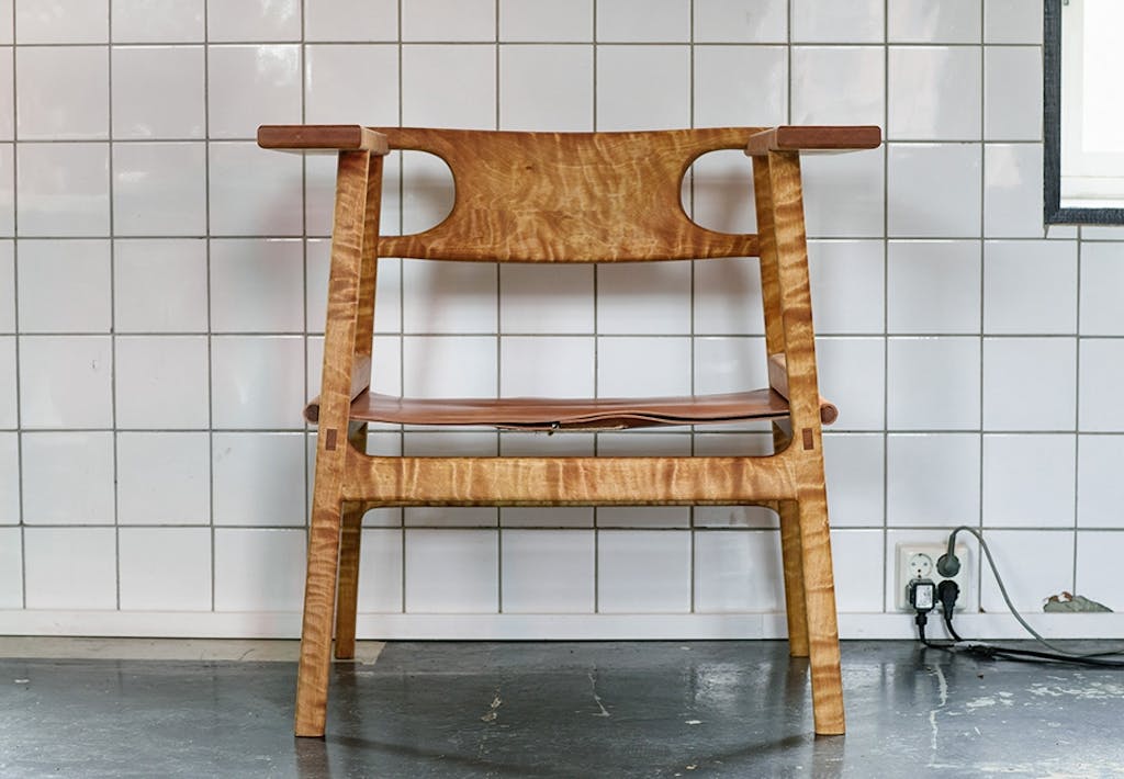 Stolen Velde i bjørk