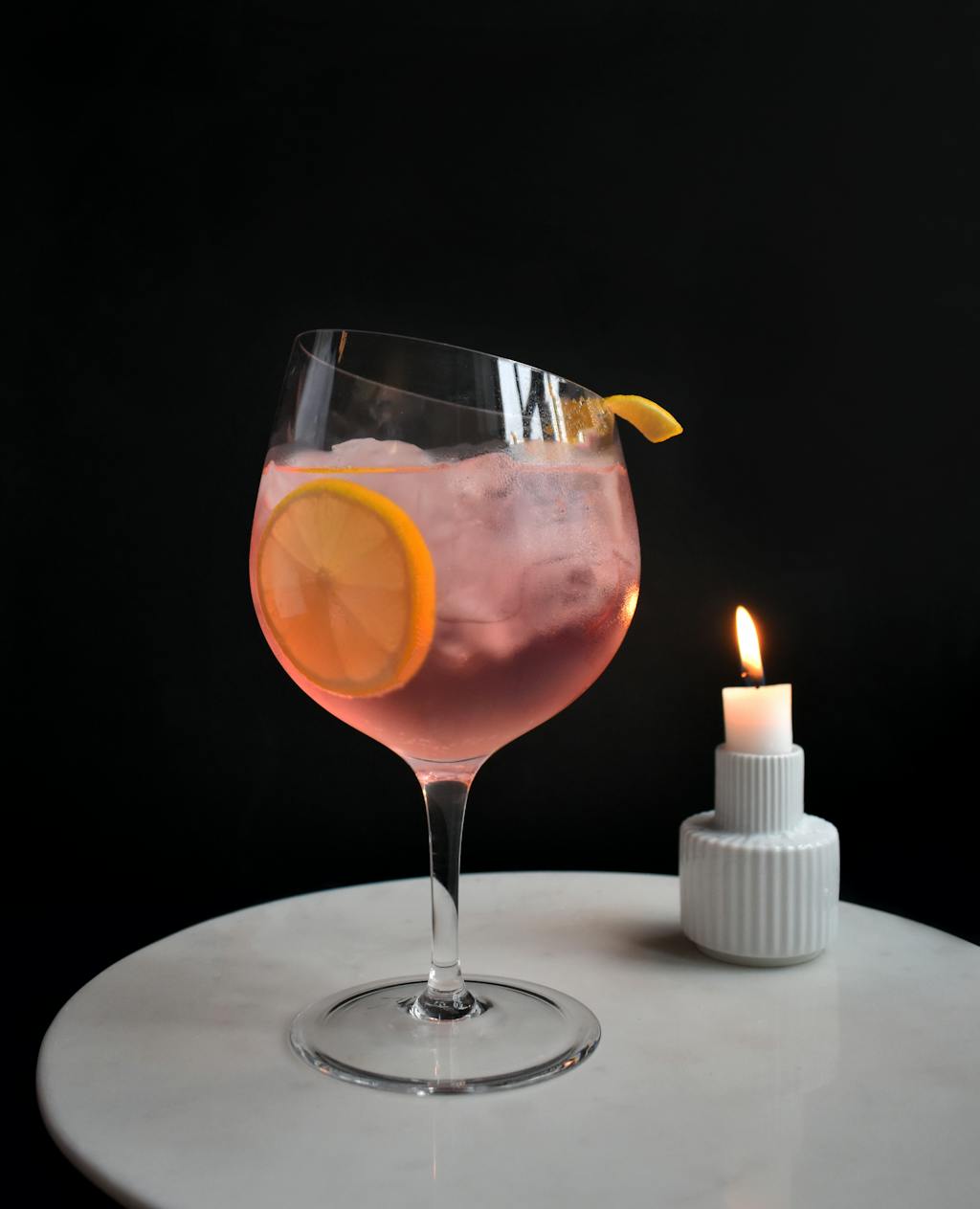 Rosé Gin & Tonic i flot glas