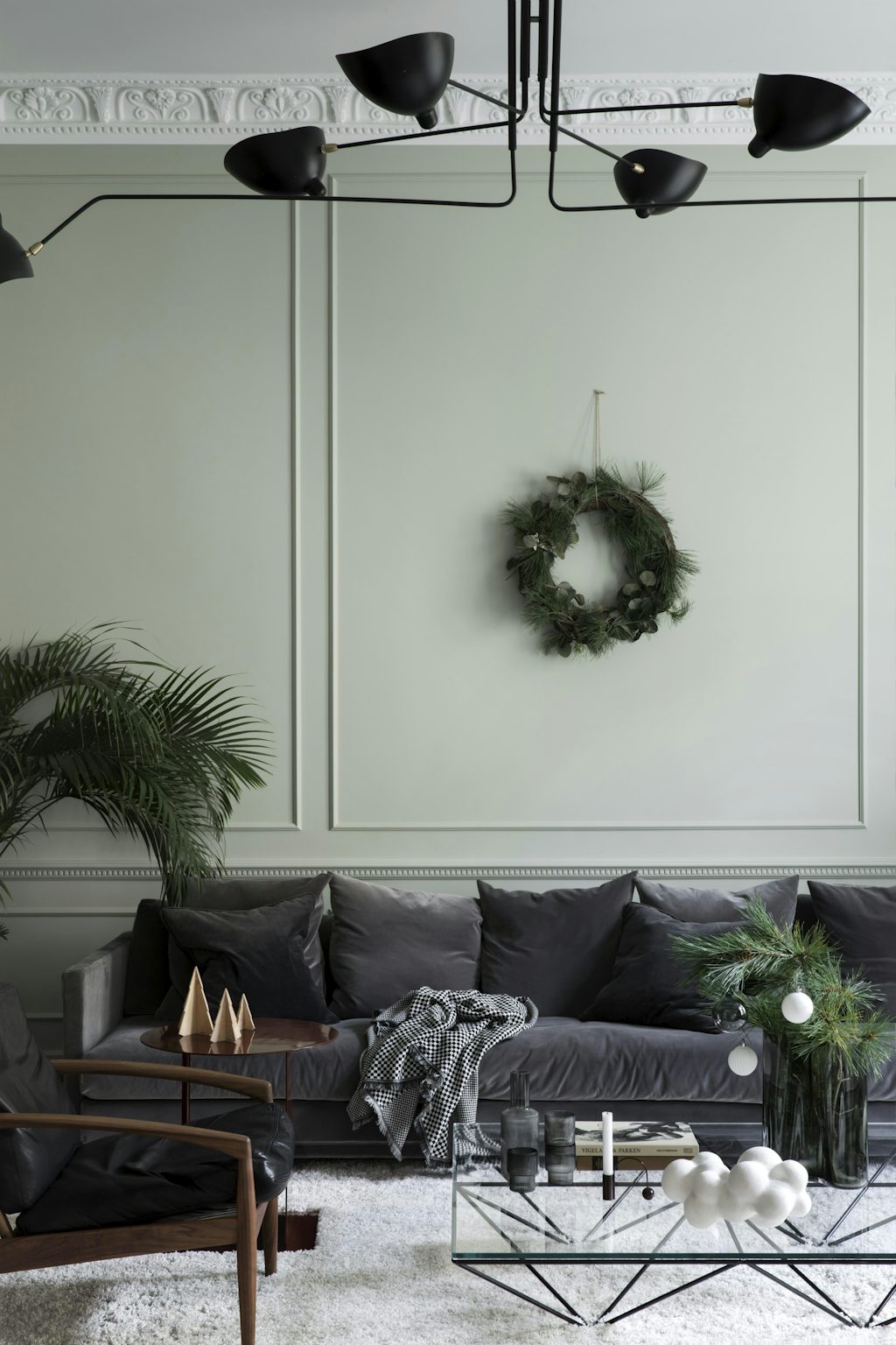 En stue klar for julekos Juleinspirasjon
