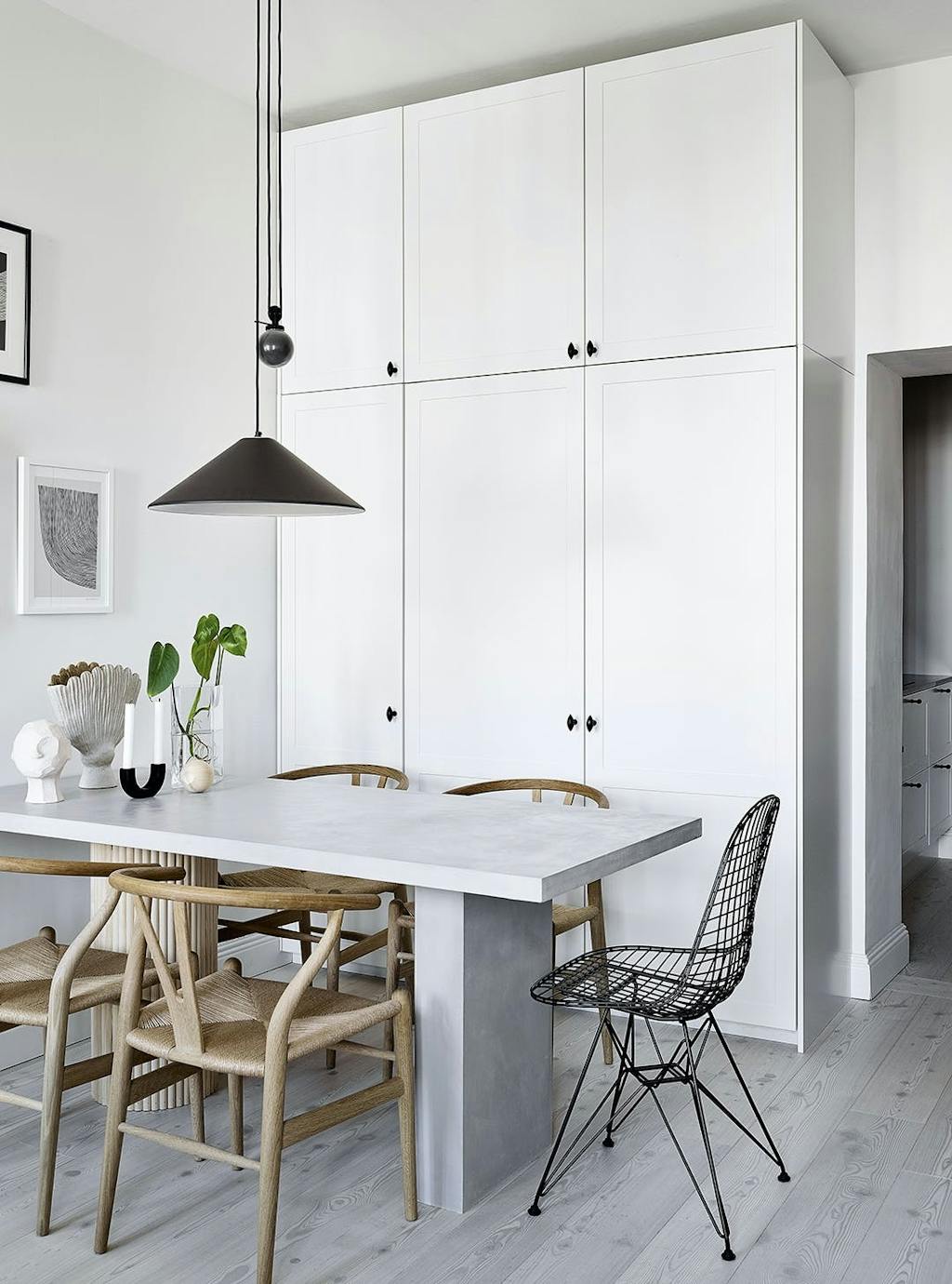 Lille lejlighed med smart opbevaring