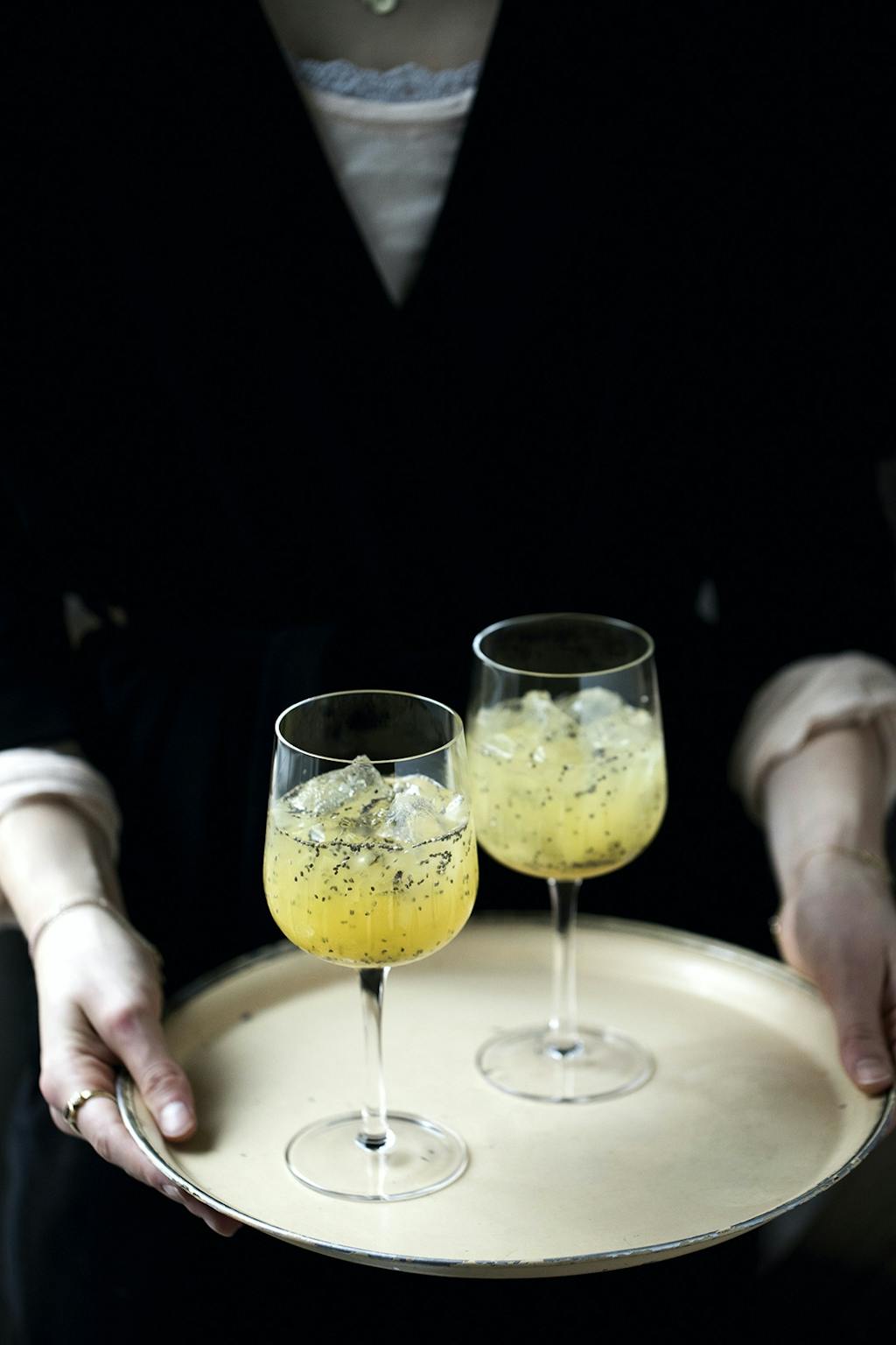 Drink med passionsfrugt