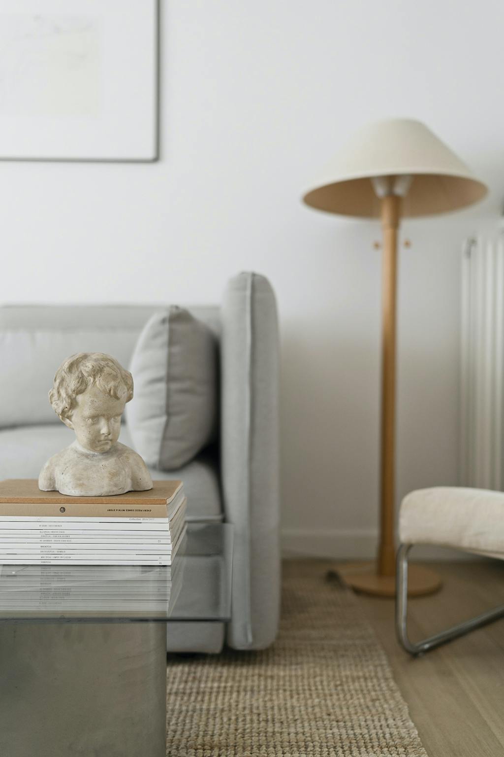 Lampe i hjemmets stue