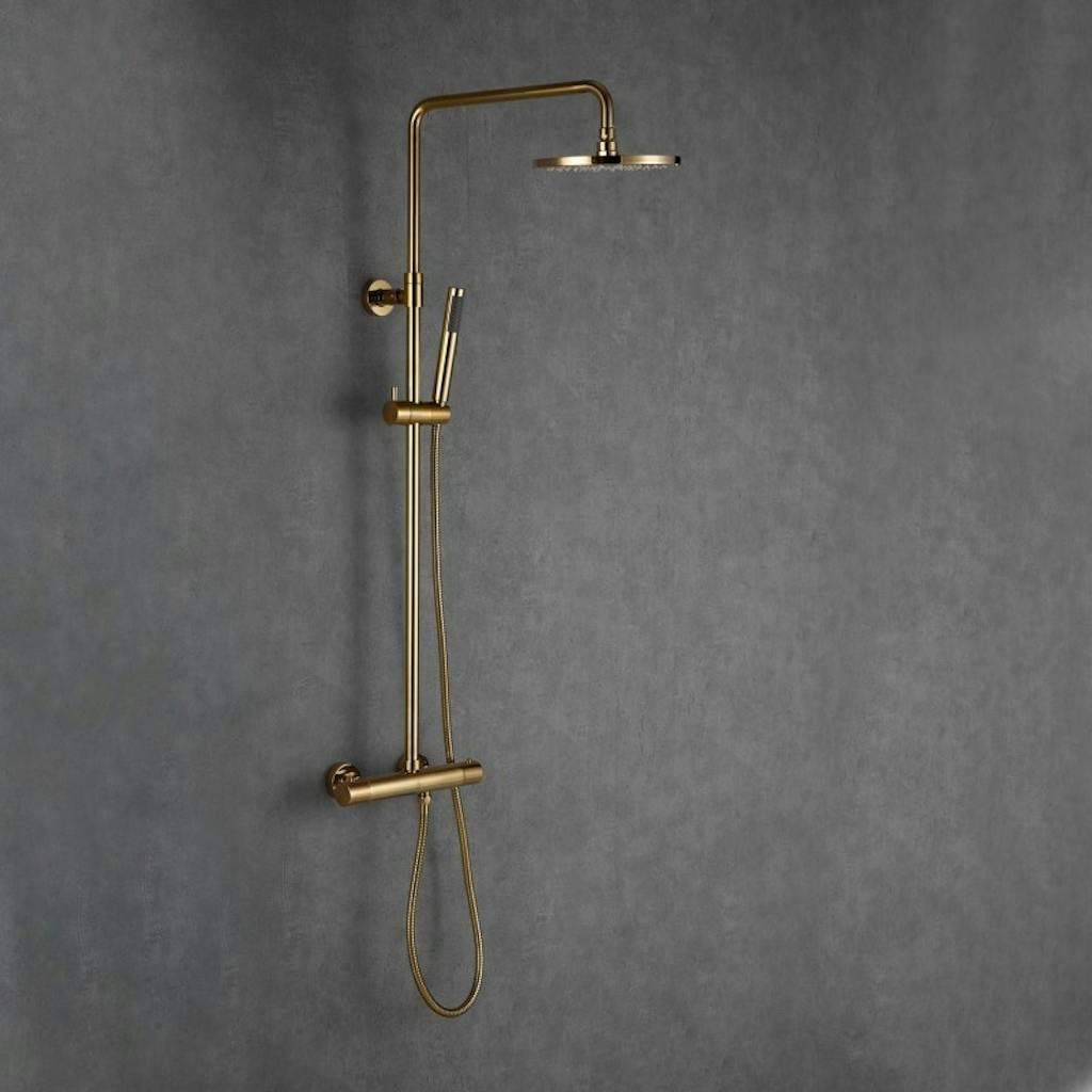 Brusesæt i messing fra Bathlife