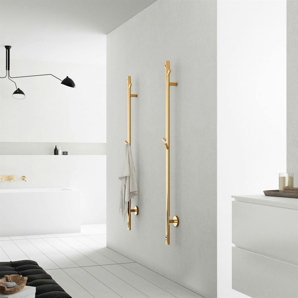 Håndklædetørrer i messing fra Pulcher