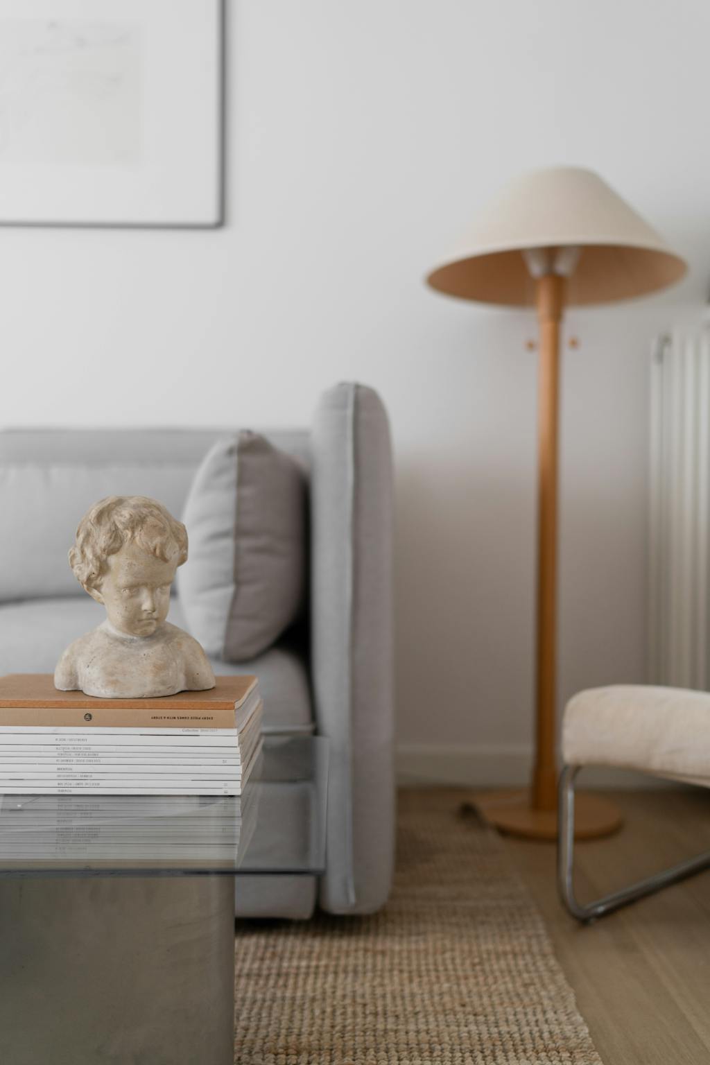 Lampe i hjemmets stue