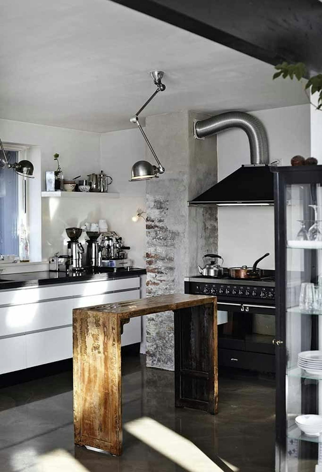 Rustikt køkken fra IKEA