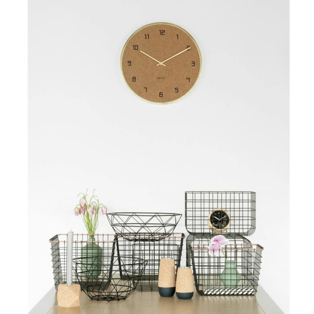 Karlsson Modest vægur i kork