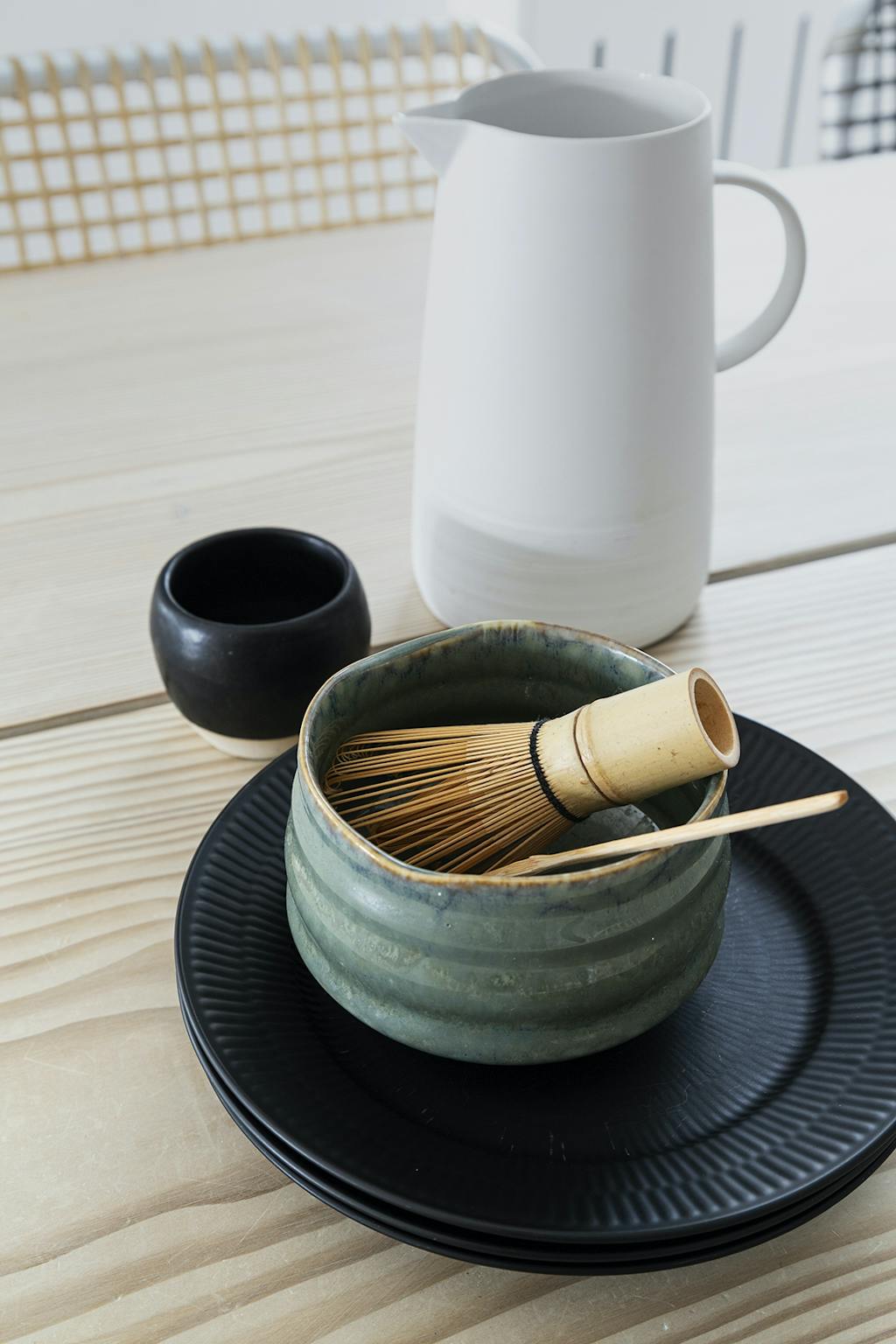 Flot stel i forskellige farvenuancer