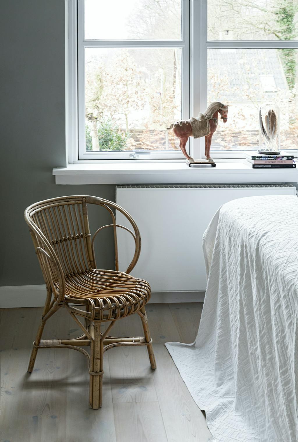 Smuk, fransk fletstol