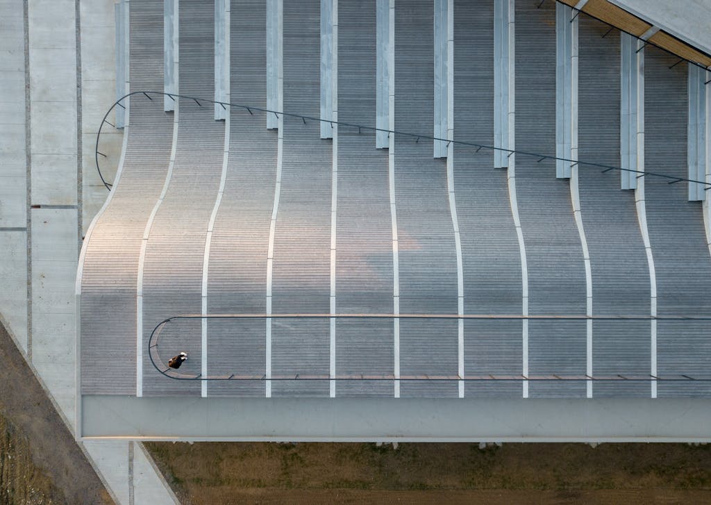 Vingården set oppefra Vingården set oppefra