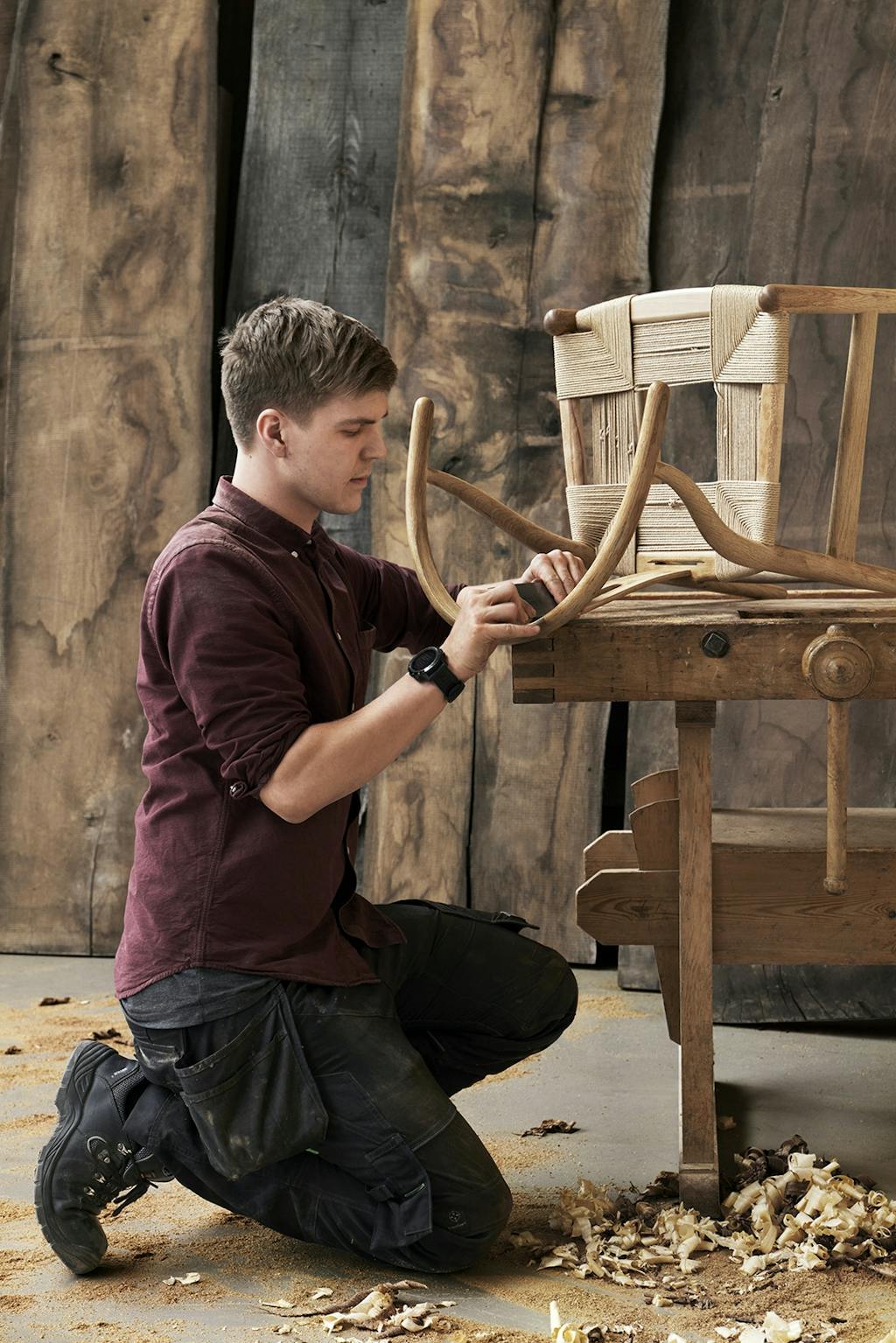 Møbelsnedker hos Carl Hansen & Søn