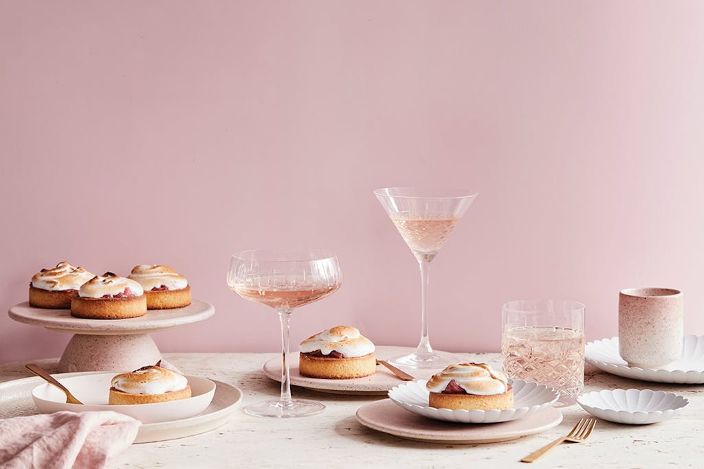 Små rabarbertærter