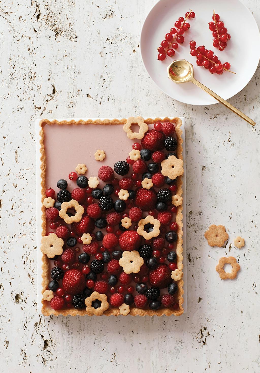 Sommerlig bærtærte