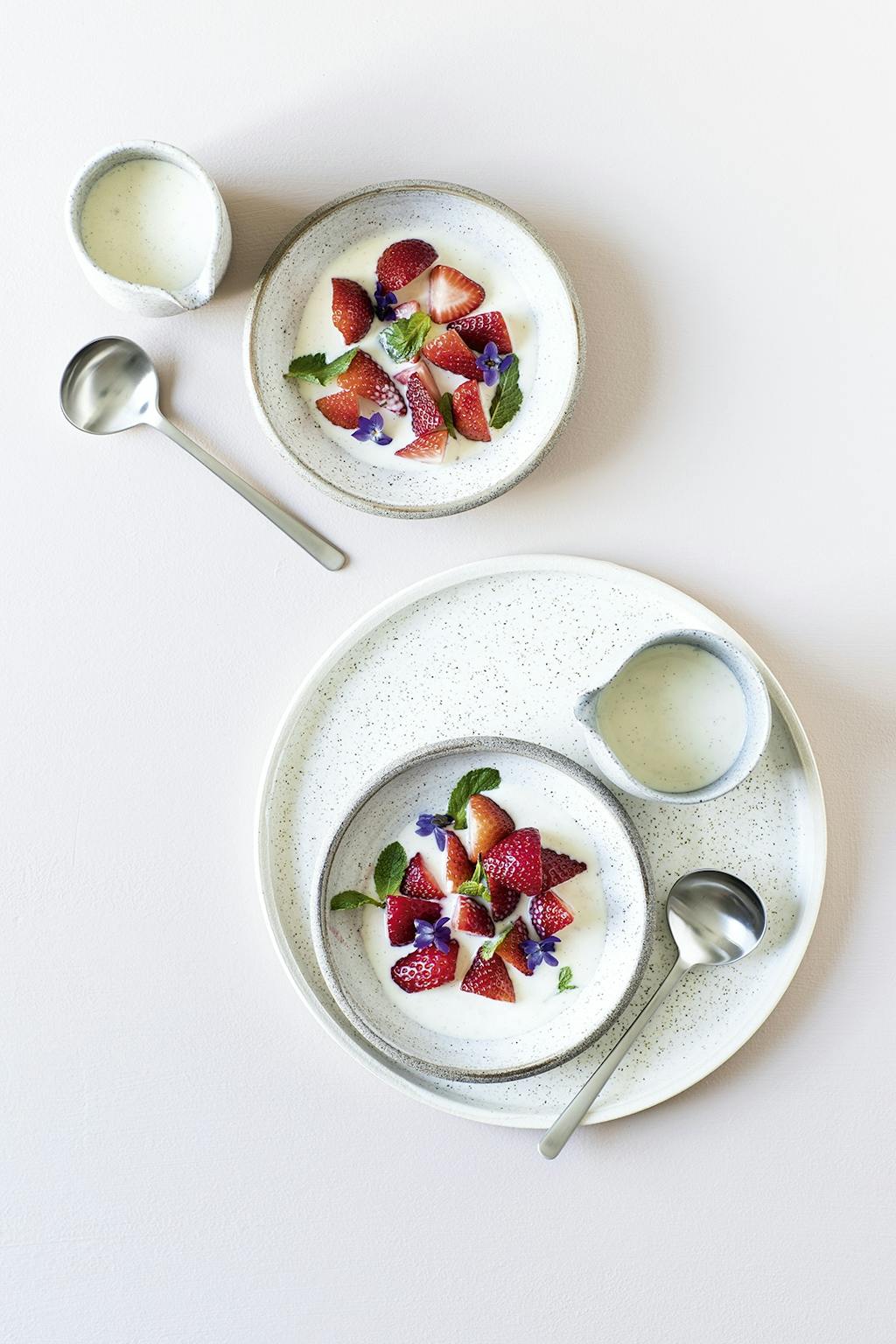 Jordbær med havredrik