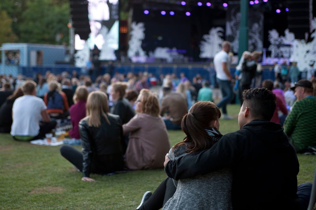 Film under åben himmel i Tivoli