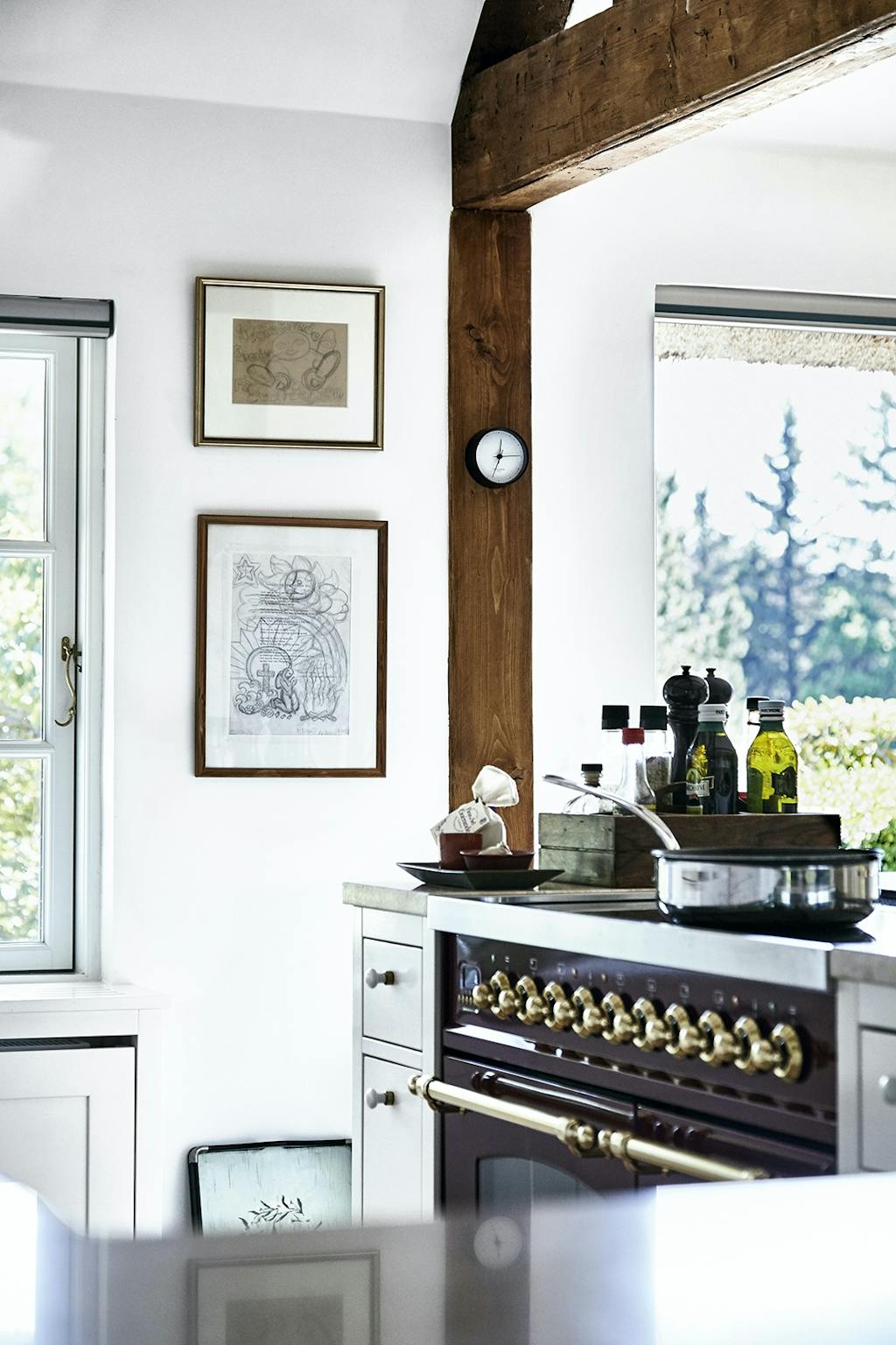 Detaljer fra det nye køkken