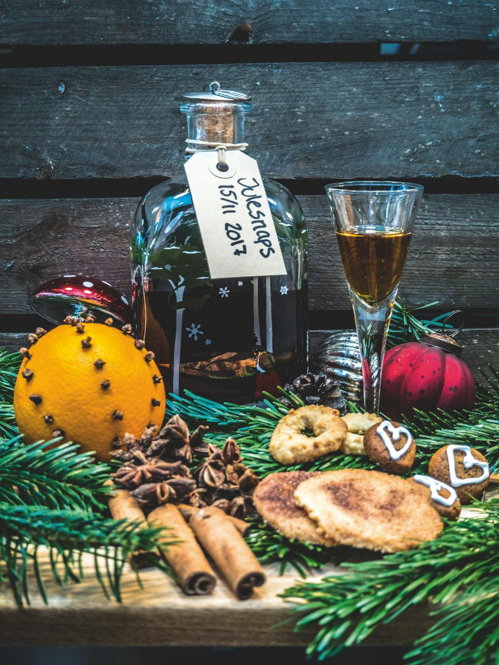 Hjemmelavet kryddersnaps