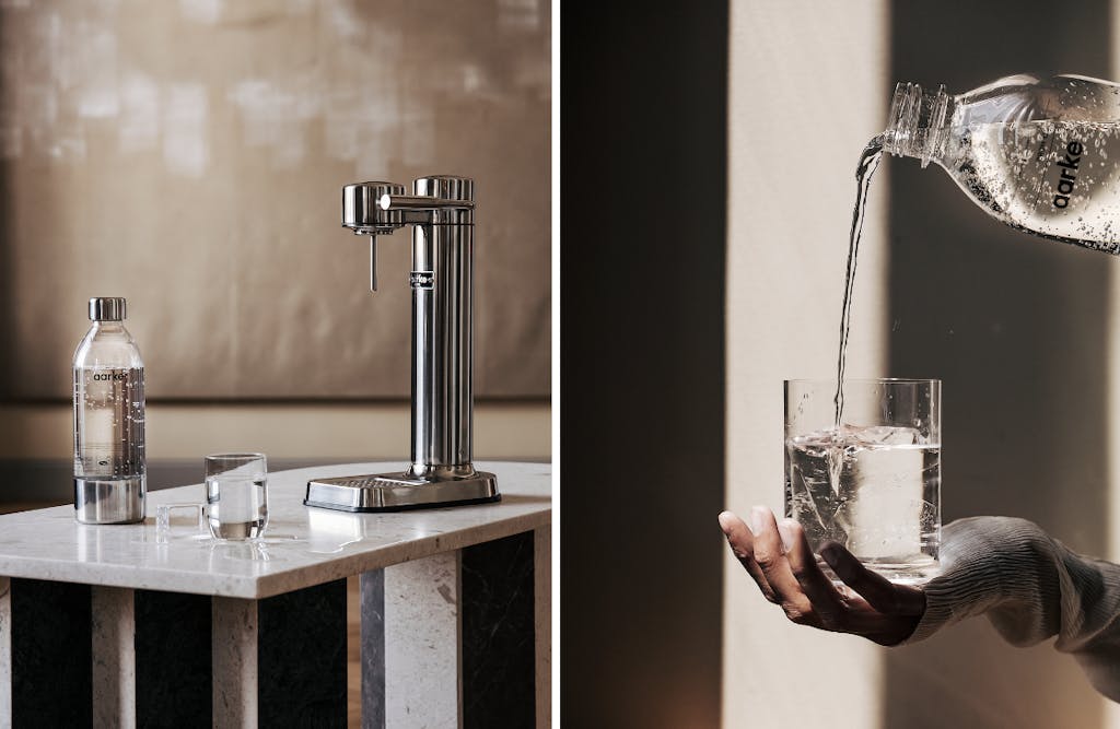 Sodavandsmaskine fra Aarke