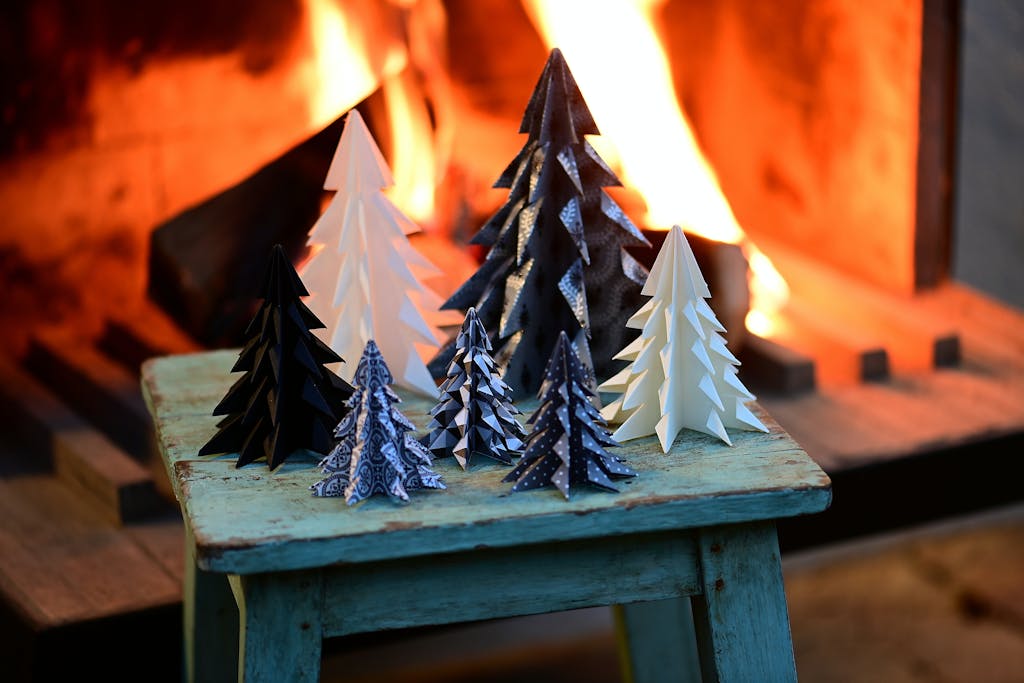 guide foldede juletræer diy