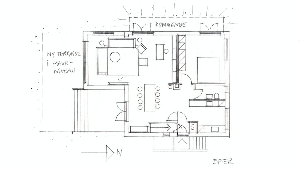 Bungalow ombygning efter