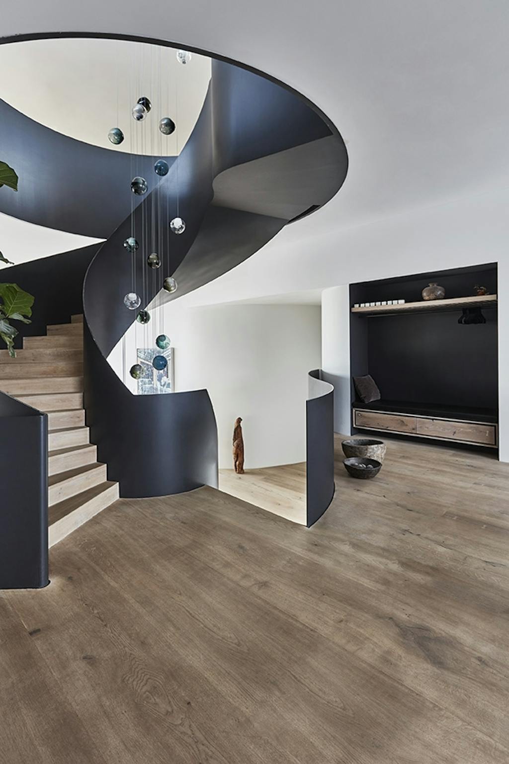 Trappen i villaen i Holte