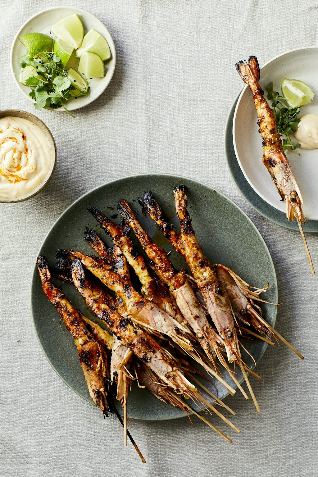 Grillede villreker med chililime aioli Bobedre.no