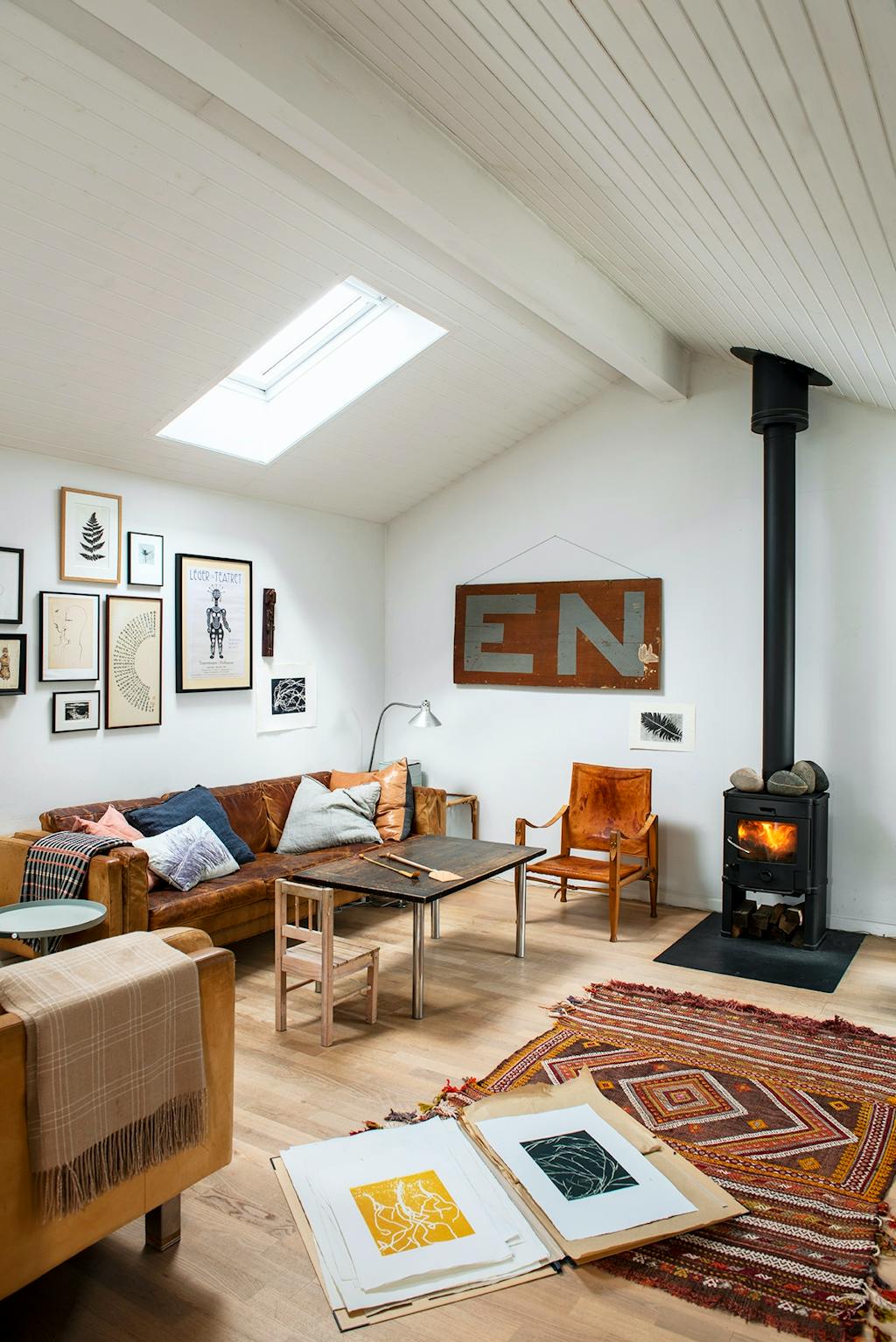 Stuen hos familien Folcarelli