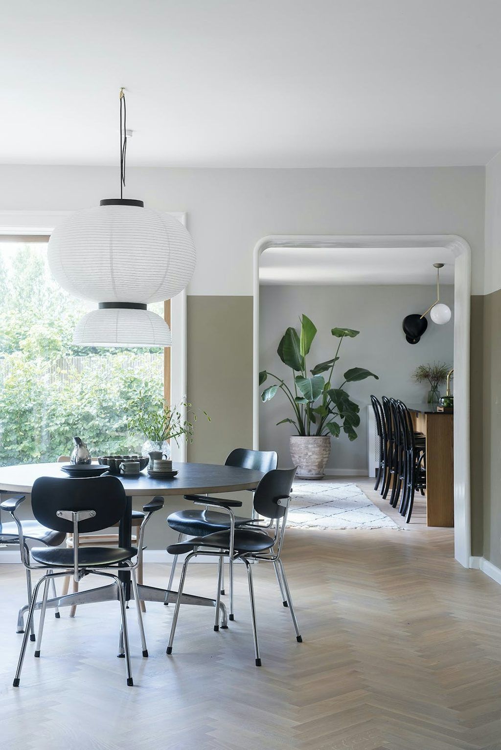 Funkishus med flotte planter Funkishus med flotte planter